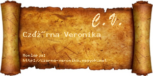 Czérna Veronika névjegykártya
