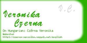 veronika czerna business card