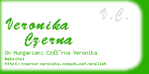 veronika czerna business card